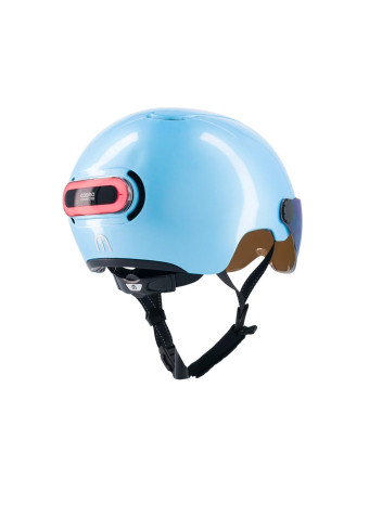 Casque vélo visière et clignotants - Cosmo