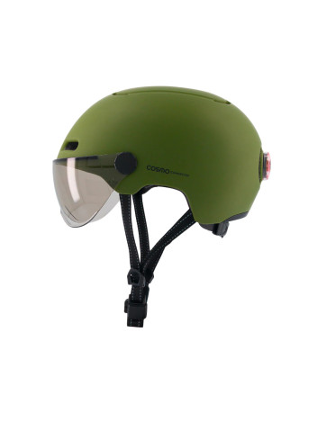 Bike helmet with visor and indicators - Cosmo