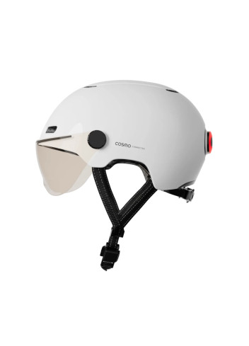 Casque vélo visière et clignotants - Cosmo