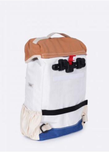 Sacoche sac à dos en voile recyclée made in France