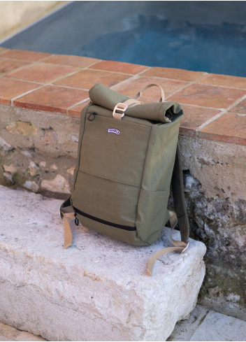 Urban convertible backpack - TEMPLE - Green