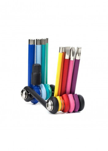Multicolored mini bike multi-tool - Kikkerland