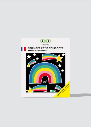 Small reflective rainbow stickers - Tree frog