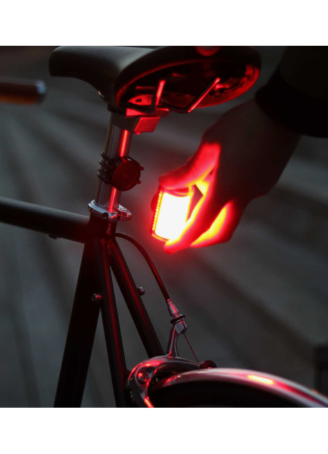 40-lumen magnetic rear light - Shapeheart 40-lumen magnetic rear light - Shapeheart