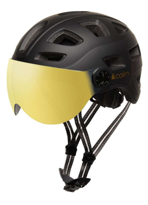 Quartz Visor Led USB bike helmet - Cairn