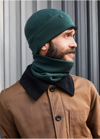 Merino wool neck warmer - Weathergoods Sweden - Green