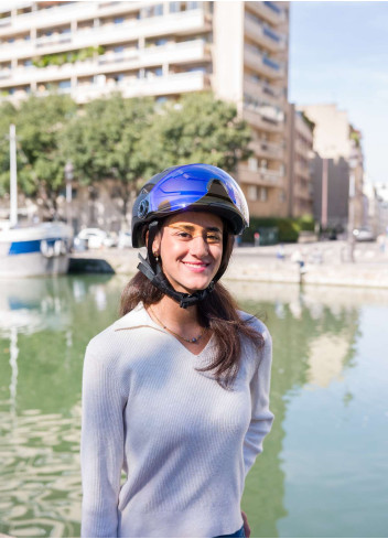 Casque de vélo urbain avec visière - Elvish