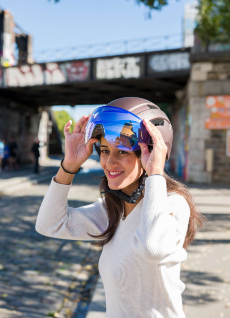 Casque de vélo urbain avec visière - Elvish