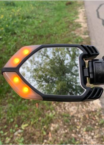Rétroviseur De Poignet Pour Vélo – Noir, Avec Bracelet éponge, Léger 95 G – Sécurité Et Visibilité