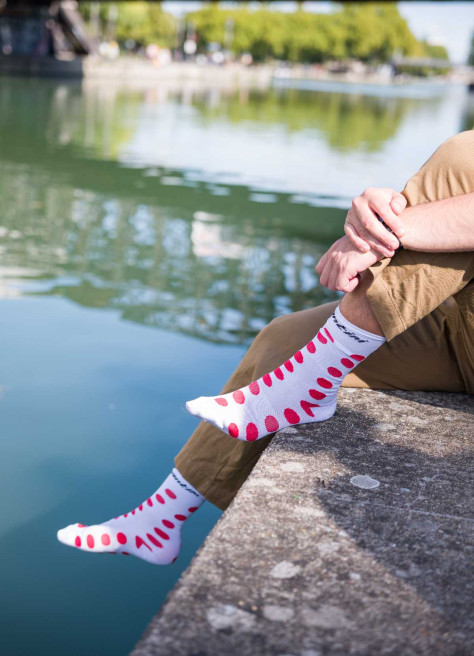 Chaussettes édition Tour de France - Santini