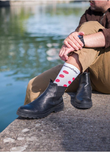 Chaussettes édition Tour de France - Santini - À pois