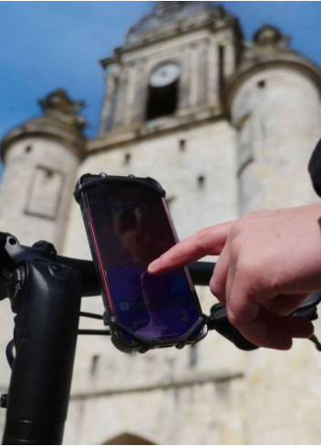 Support téléphone vélo inclinable - HAPOG