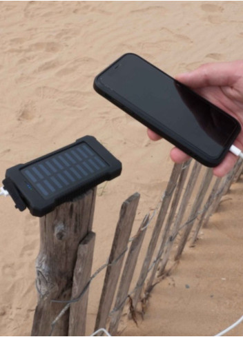 Support de téléphone avec batterie solaire - Coolride Support de téléphone avec batterie solaire - Coolride