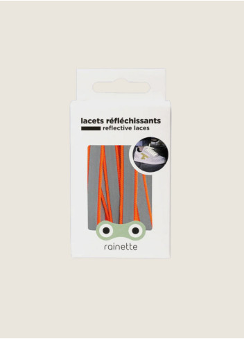 Reflective laces - Rainette - Orange