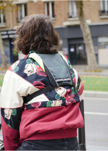 Gilet fluo avec clignotants LED - Coolride