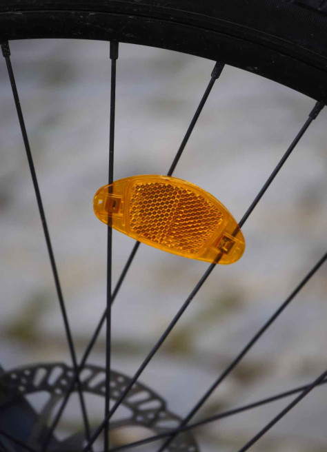 2 approved wheel reflectors - Durca