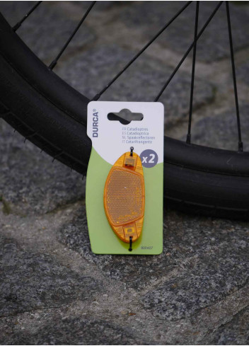 Catadioptres de roue x2 homologués - Durca