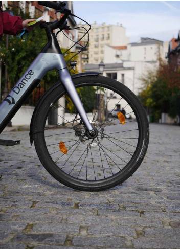 4 Réflecteurs Catadioptres Sécurité Pour Roues De Vélo - Multicolore - Neuf