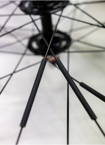 Bicycle spoke reflectors - JE SUIS À VÉLO - Black