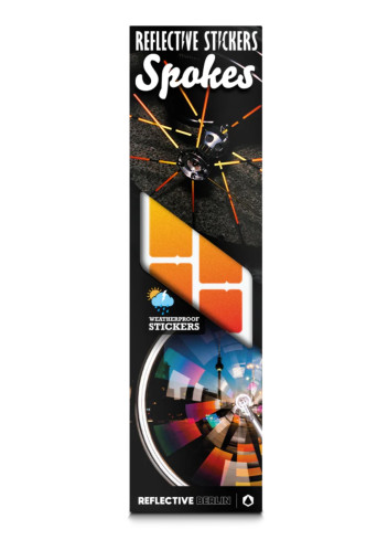 Bicycle rack stickers - Reflective Berlin