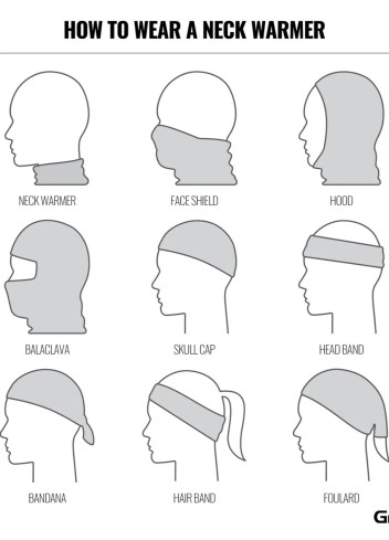 Tour de cou laine mérinos - Grip Grab