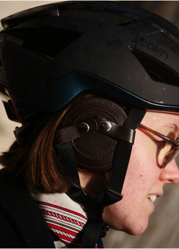 Leather earmuffs - Atelier Gwennili