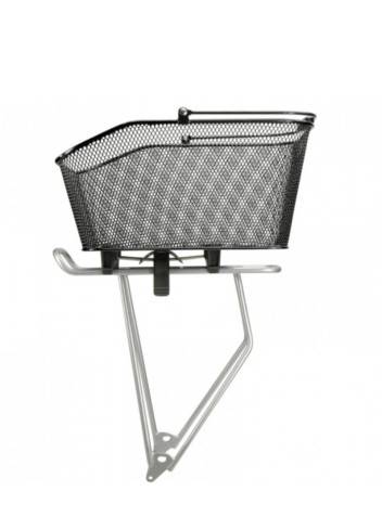 Panier De Vélo Arrière Amovible Robuste 34,3 X 30,5 X 15 Cm - Charge 25kg Pour Vélos Et VAE