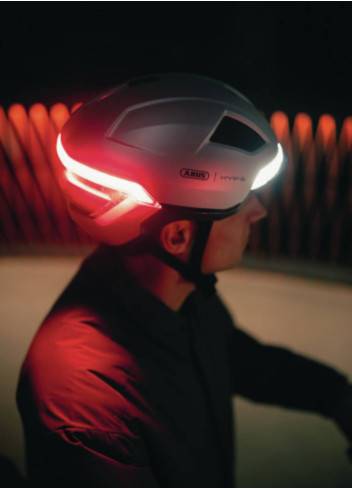 Casque Vélo Asteron SL029 Rose Avec Lumière LED Intégrée - Haute Visibilité Et Réglable (taille L)