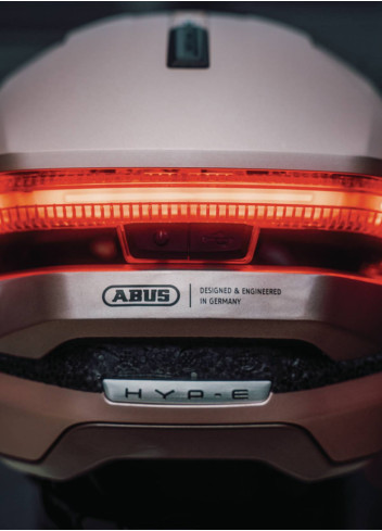 HYP-E helmet with lights and indicators - Abus