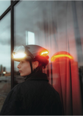 Casque de vélo lumineux - Abus
