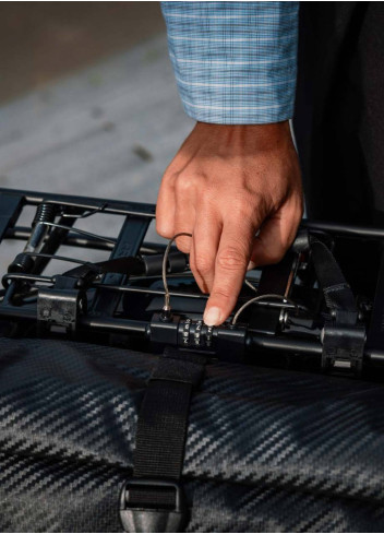 Sacoche vélo simple Carbonite antivol intégré - Willex