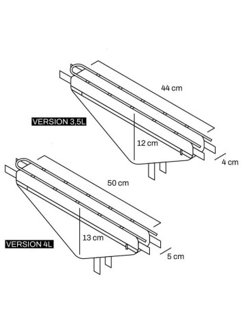 Upcycled frame bag - Artefact