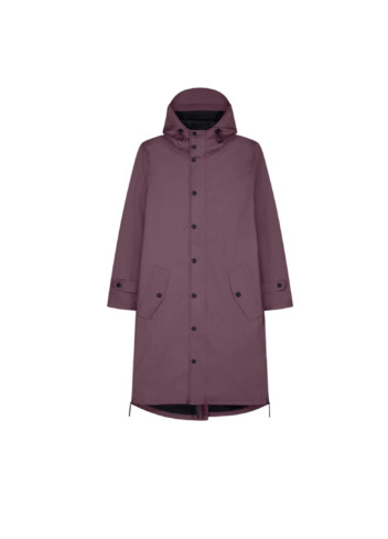 Long waterproof cycling parka - Original Maium Amsterdam - Wine