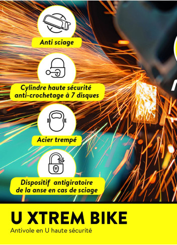 Antivol XTREM longue anse SRA - Auvray