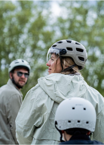 Casque vélo Quartz Visor Led USB - Cairn