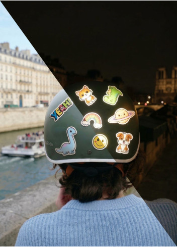 Reflective stickers - JE SUIS A VELO
