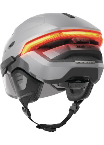 Casque HYP-E visière feu stop et clignotants - Abus