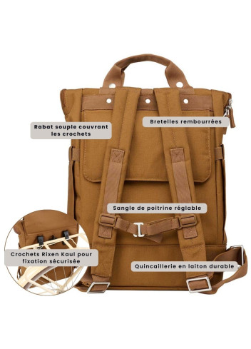 Sac à dos vélo porte-bagages - WGS