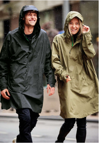 Poncho de pluie vélo - Basil