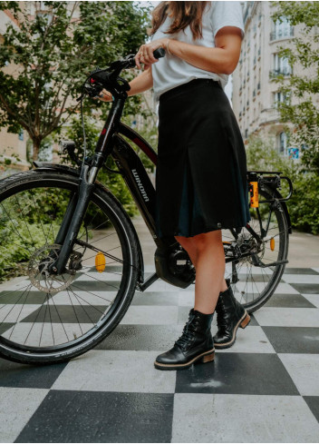Jupe adaptée vélo - Mille en ville