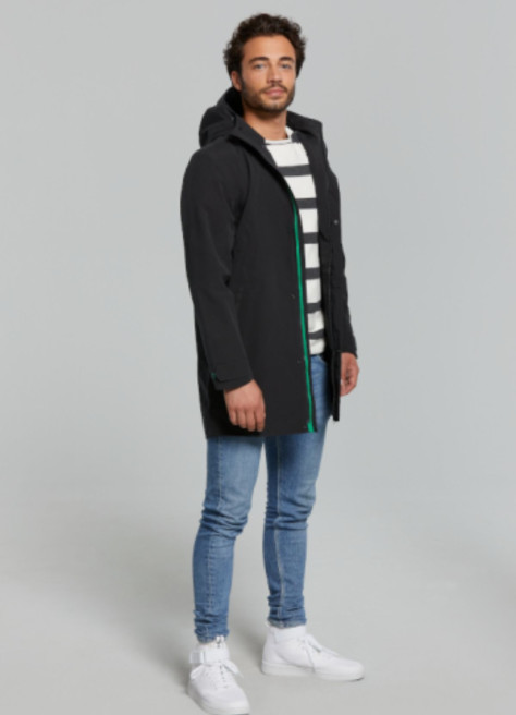 Veste parka imperméable Mosse - Basil
