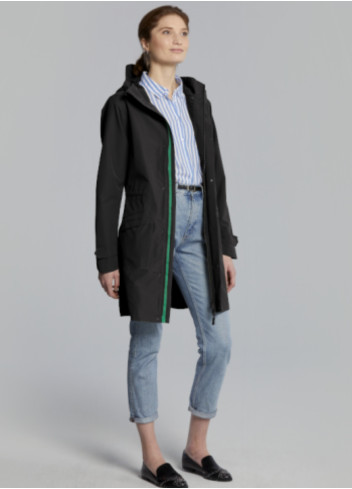 Parka imperméable femme Mosse - Basil