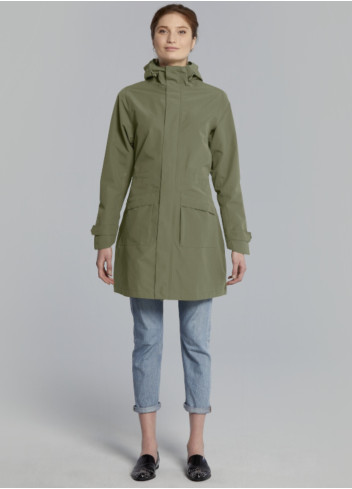 Parka imperméable femme Mosse - Basil