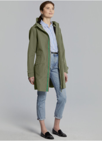 Parka imperméable femme Mosse - Basil