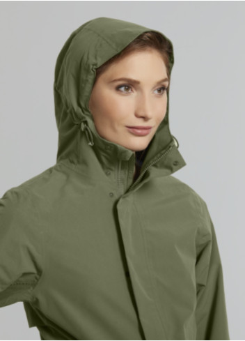 Parka imperméable femme Mosse - Basil