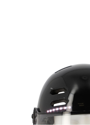 Casque urbain lumineux avec visière - Optimiz
