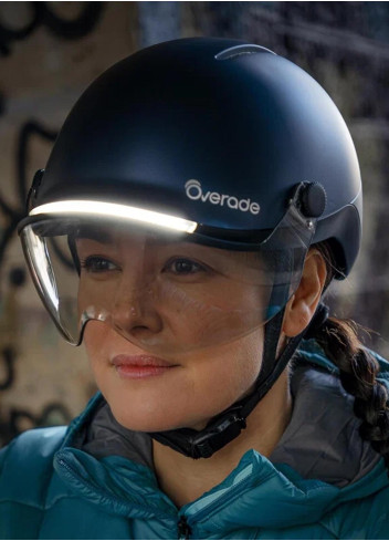 LIFE visor helmet with indicators - Overade