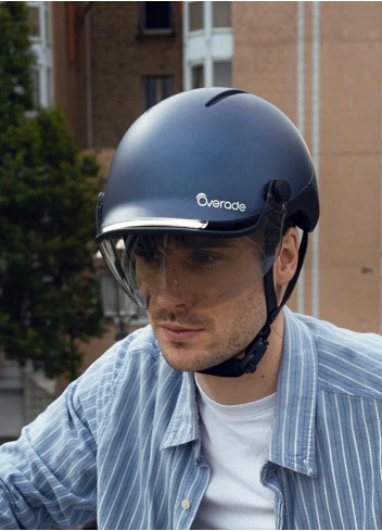 Casque lumineux clignotants avec visière - Overade