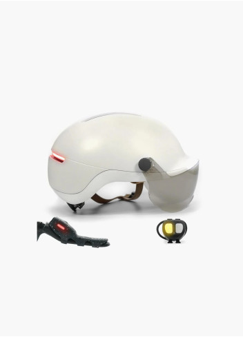 Casque lumineux clignotants avec visière - Overade