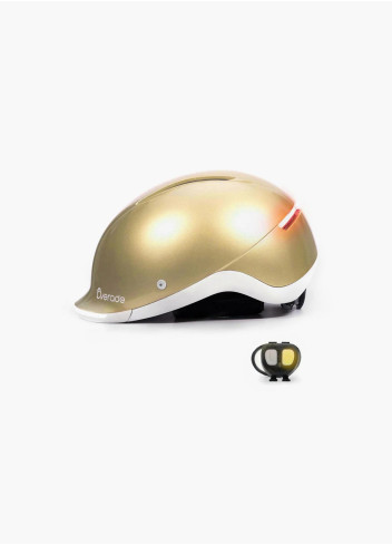 Illuminated bike helmet with blinkers - Overade